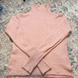 Madewell Women's Pink mock neck sweater super soft!